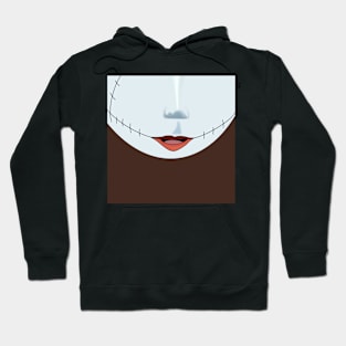 Sally Skellington Face Mask Design Hoodie